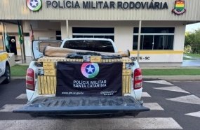 PM Rodoviária apreende carga de cigarros avaliada em R$ 265 mil no Oeste