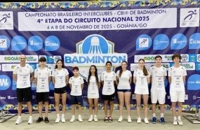 Equipe de Joaçaba é vice-campeã brasileira de badminton