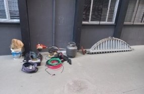 PM encontra materiais furtados escondidos na mata durante patrulhamento em Joaçaba