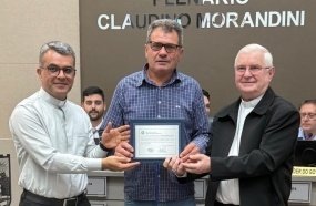 Câmara homenageia Diocese de Joaçaba pelos 50 anos de fundação