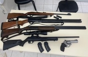Polícia Civil apreende cinco armas em investigação sobre conflito familiar