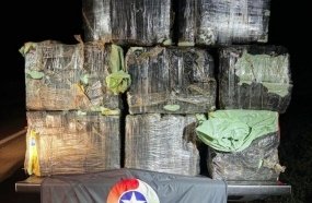 Caminhonete com 270 kg de maconha é interceptada pela PM Rodoviária na SC-150