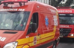 Quatro pessoas ficam feridas após portão de empresa abrir com rajada de vento
