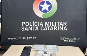 Foragido é recapturado com drogas durante abordagem em Joaçaba