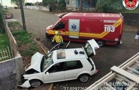Choque em muro após colisão tira a vida de motorista de 50 anos