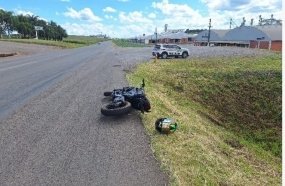 Fuga de abordagem termina com apreensão de motocicleta em Campos Novos