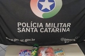 Funcionária terceirizada é flagrada furtando produtos em supermercado de Herval d’Oeste