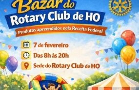 Rotary de Herval d’Oeste realiza bazar com produtos da Receita Federal