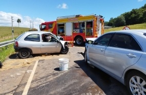 Motorista morre após batida frontal no interior de Capinzal