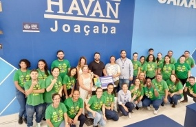 Havan repassa R$ 31 mil do Troco Solidário à APAE de Joaçaba