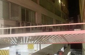 Trabalhador fica ferido após cair do segundo andar de edifício em Joaçaba