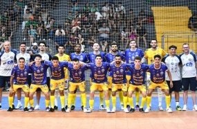 Joaçaba Futsal apresenta elenco em amistoso contra o Concórdia