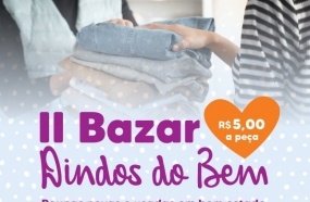 ONG Dindos do Bem promove bazar solidário neste sábado em Herval d’Oeste