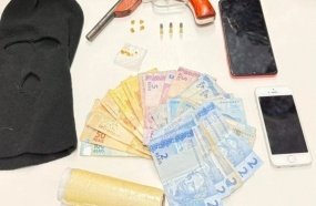 Jovem é preso após Policia Militar estourar ponto de drogas em Herval d´Oeste