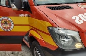 Homem fica com faca cravada após ser atacado pela companheira em Joaçaba