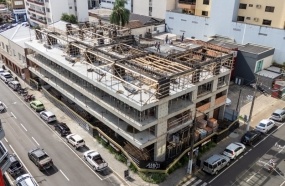 Obra de residencial de alto padrão avança em ritmo acelerado em Joaçaba