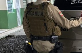 PM prende jovem procurado por tráfico de drogas em Joaçaba