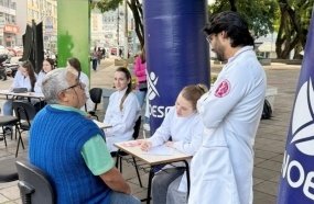 Unoesc realiza exames gratuitos de prevenção ao câncer bucal em Joaçaba
