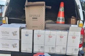 PM Rodoviária apreende quase 100 garrafas de bebidas argentinas na SC-350