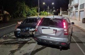 Motorista é preso por embriaguez após causar acidente no centro de Herval d´Oeste