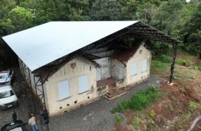 MPF firma acordo para salvar antiga casa da Estação Ferroviária em Piratuba