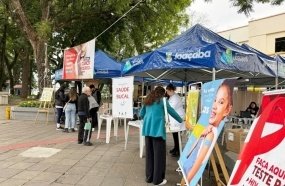 Joaçaba mobiliza comunidade em ação das campanhas Maio Vermelho e Maio Amarelo