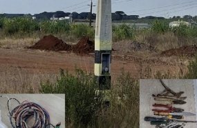 Indivíduo é preso em flagrante após furto de fios de cobre em Campos Novos