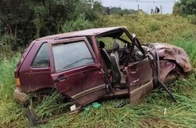 Mulher de 59 anos morre no hospital após capotamento de carro na SC-355