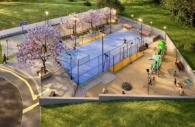 Joaçaba terá nova praça esportiva com quadra pública de padel 
