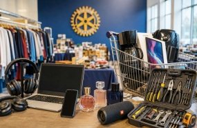 Rotary Club de Herval promove saldão beneficente com produtos da Receita Federal