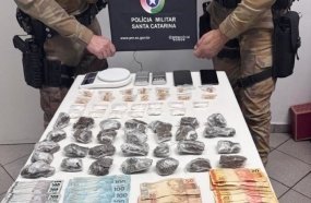 PM fecha pontos de drogas durante o fim de semana em Joaçaba e Herval d’Oeste