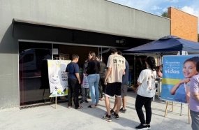 Mais de 200 doses são aplicadas durante ação especial de vacinação no Parque Central