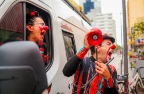 Projeto traz apresentações gratuitas de palhaçaria para Joaçaba e região