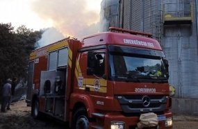 Incêndio em edificação comercial mobiliza bombeiros em Jaborá