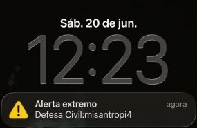 Sistema de alertas da Defesa Civil sofre ataque hacker e envia mensagem falsa