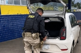 Motorista de aplicativo é preso com 58 kg de maconha em Água Doce