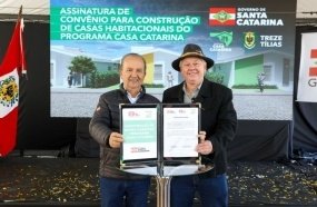 Treze Tílias terá 12 novas moradias pelo programa Casa Catarina