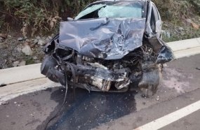 Colisão frontal deixa jovem gravemente ferido na SC-120