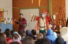 Espetáculo 'O Moinho dos Sonhos' encanta alunos e educadores do NUPERAJO