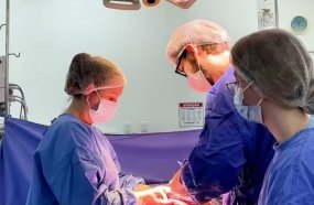 Hospital Universitário Santa Terezinha celebra nascimento de trigêmeos em Joaçaba