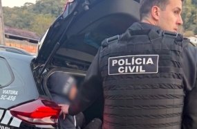 Polícia Civil prende um dos suspeitos por furto a mercado em Herval d'Oeste