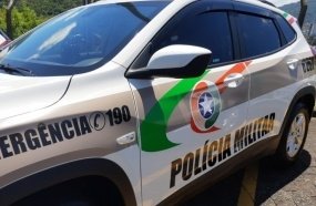 Homem é preso em Herval d’Oeste por roubo qualificado e lesão corporal