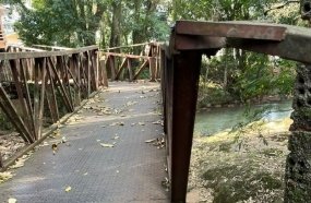 Vereadora cobra melhorias na passarela que liga o Cruzeiro do Sul à Vila Pedrini