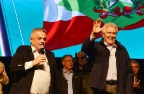 João Rodrigues oficializa candidatura em convenção com presença de Ronaldo Caiado