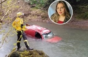 Mulher encontrada morta após veículo cair de ponte foi vítima de feminicídio