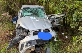 Grave acidente com quatro veículos mobiliza socorro aéreo na BR-282