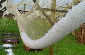 Chuvas intensas, granizo e ventos fortes atingem 14 cidades catarinenses