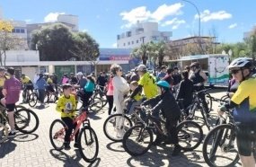 1ª edição do Bike Jus reúne cerca de 150 ciclistas em Campos Novos