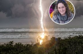 Turista morre após ser atingida por raio em praia de Santa Catarina