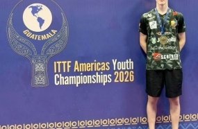 Atleta de Joaçaba conquista ouro no Pan-Americano de Tênis de Mesa